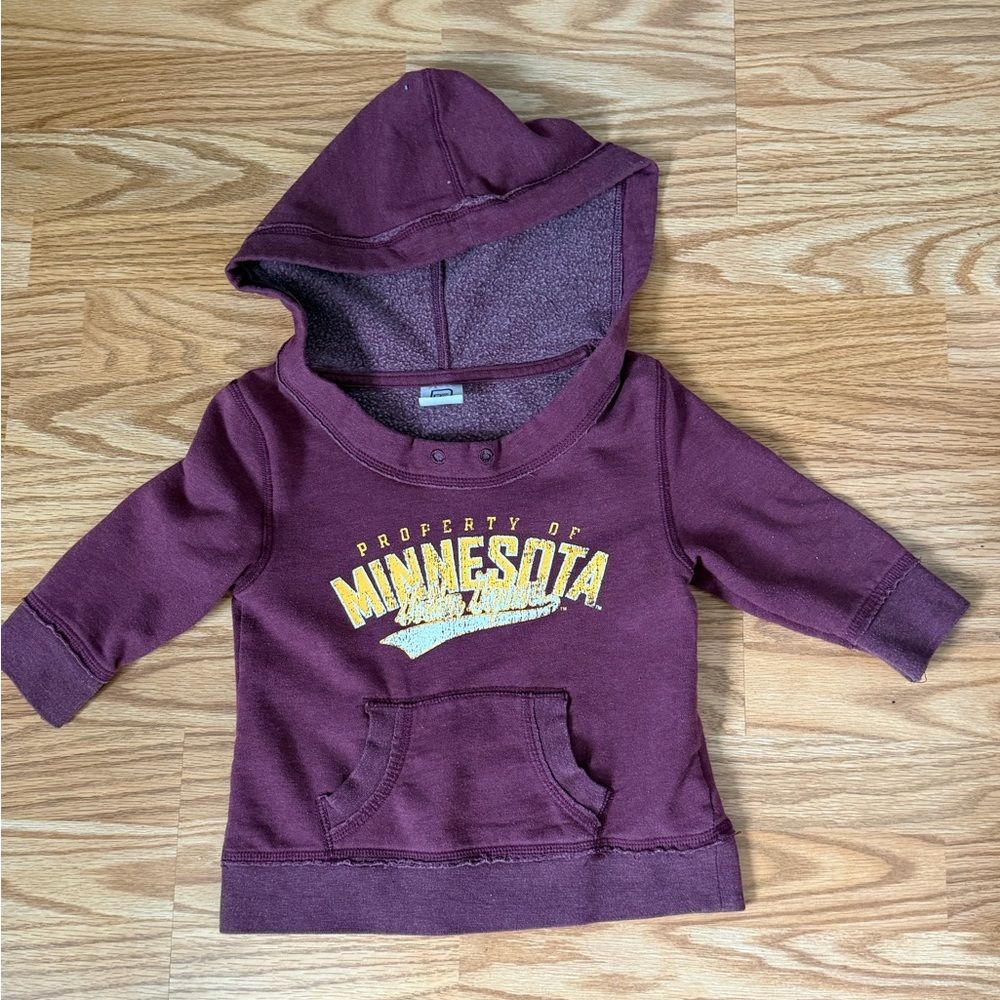 Minnesota Golden Gophers Toddler Hoodie Maroon ProEdge